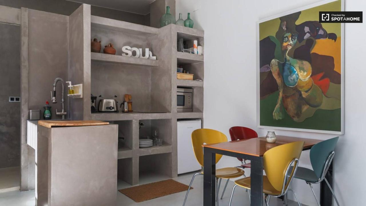 Casita Artista En Bello Edificio Barrio Ruzafa Валенсия Экстерьер фото